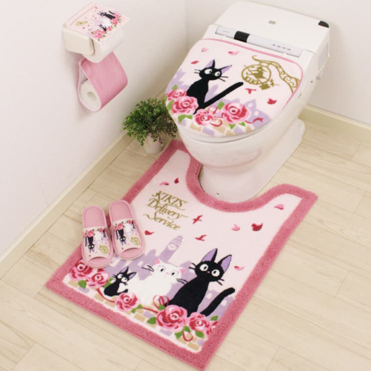 トイレマット 80×60cm 魔女の宅急便ジジとデート | livingut | 詳細画像6 