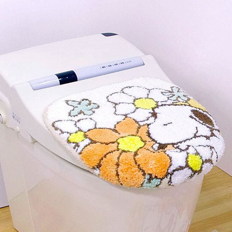 スヌーピー 花いっぱい トイレふたカバー | livingut | 詳細画像9 