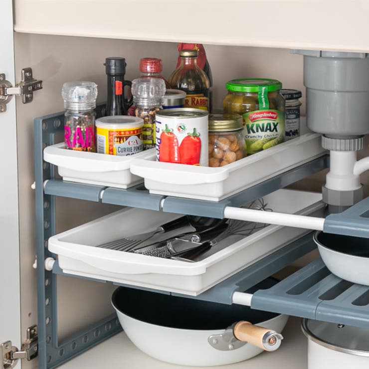 シンク下収納 スライドトレー スリム | livingut | 詳細画像12 