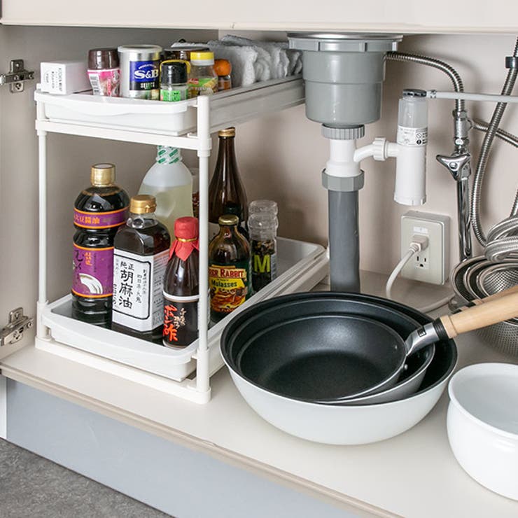 キッチン収納 シンク下 スライドラック | livingut | 詳細画像10 