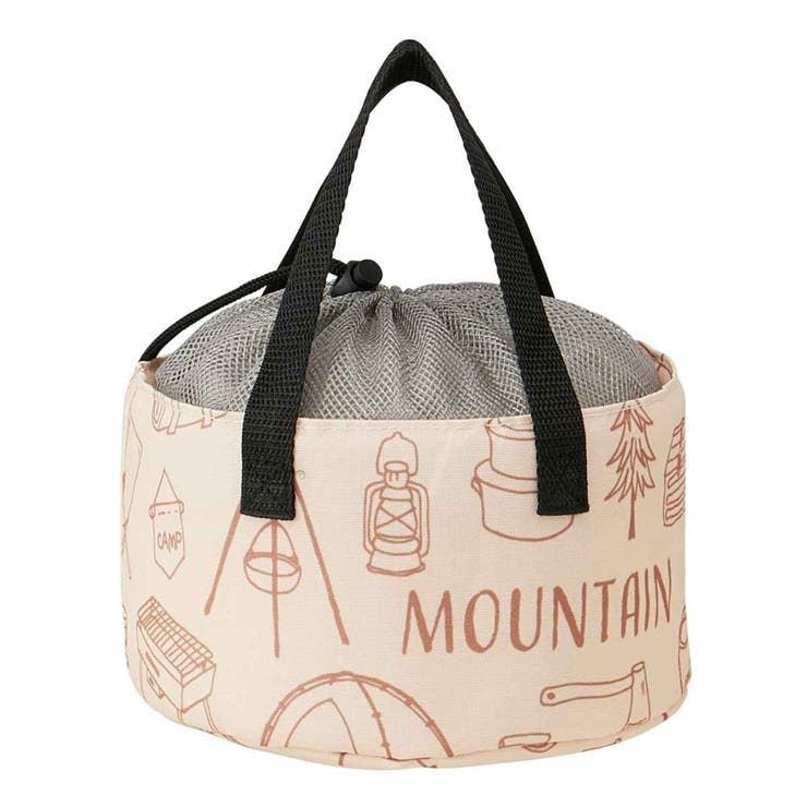 アウトドア用品収納バッグ 直径19×高さ11 5cm | livingut | 詳細画像1 