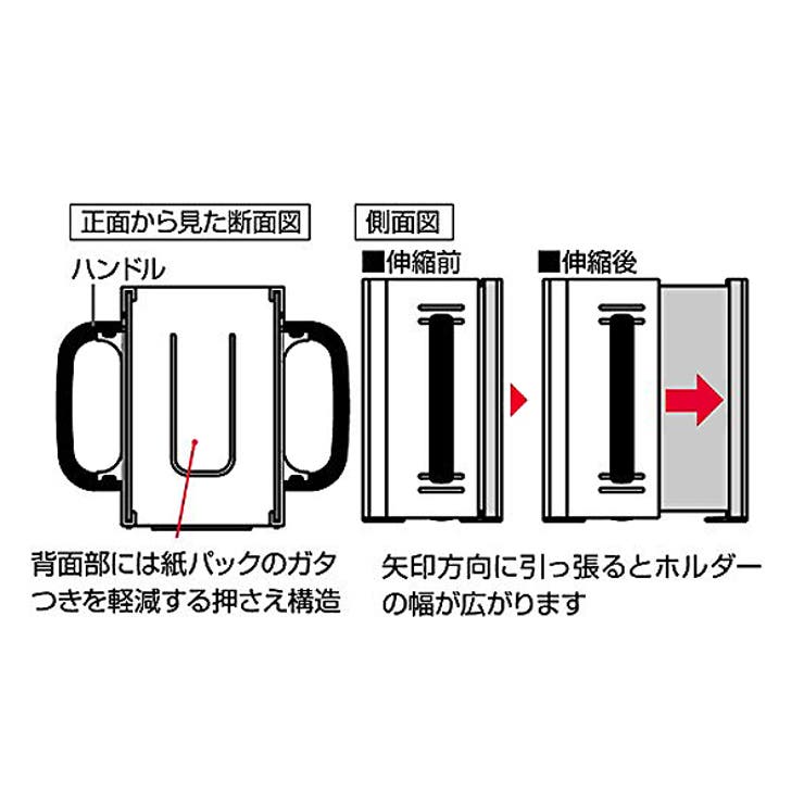紙パックホルダー ドラえもん 折りたたみ | livingut | 詳細画像4 