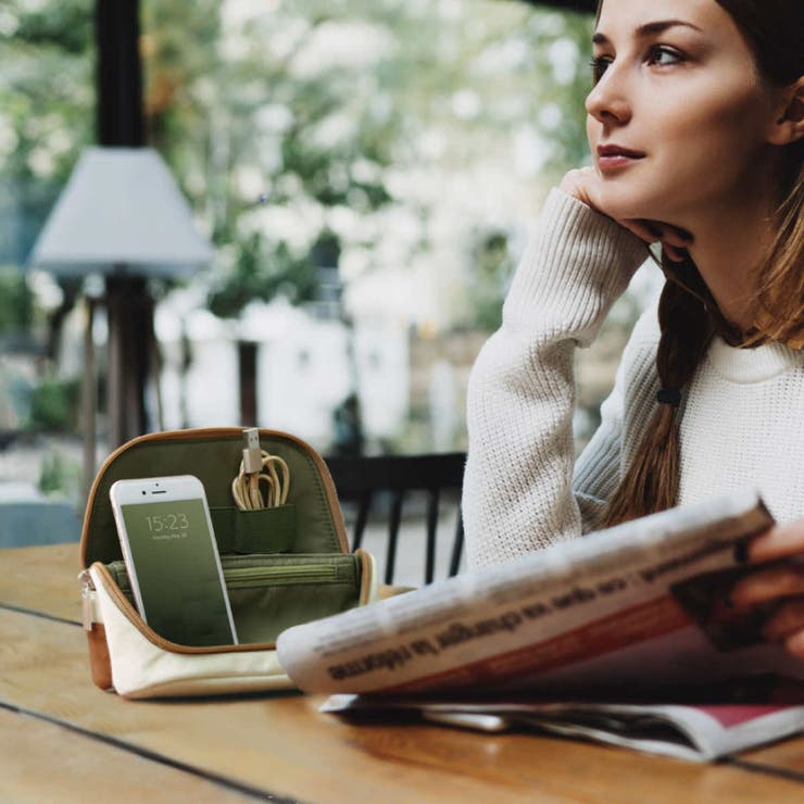 立つバッグインバッグ モバイルサイズ スマ | livingut | 詳細画像12 