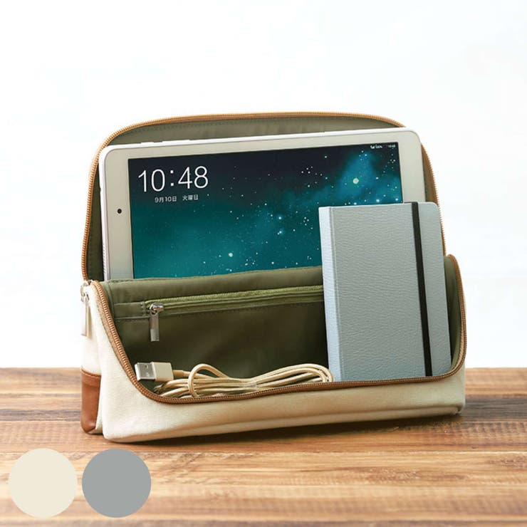 立つバッグインバッグ タブレットサイズ スマ | livingut | 詳細画像1 