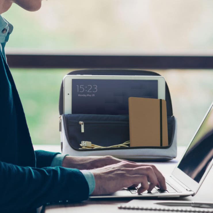 立つバッグインバッグ タブレットサイズ スマ | livingut | 詳細画像12 