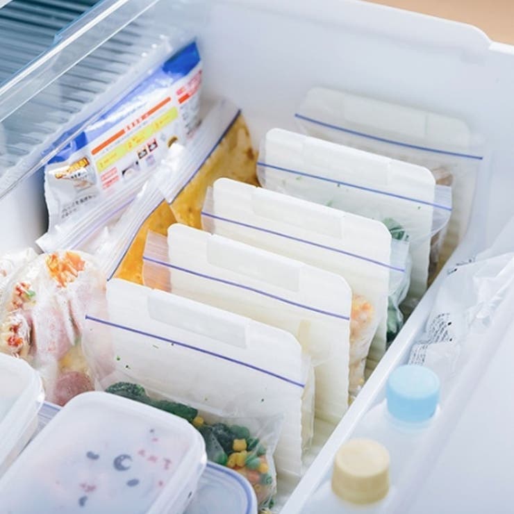 キッチン収納 フリーザーバックが縦に収納できる 冷凍庫用 | livingut | 詳細画像2 