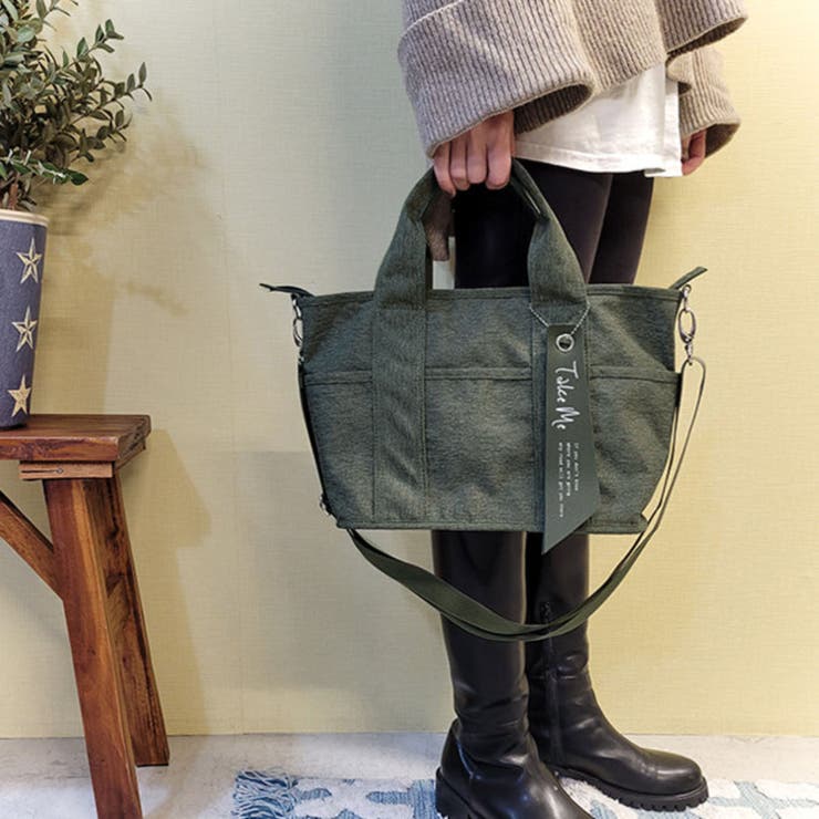 トートバッグ TakeMe 大きめ | livingut | 詳細画像5 