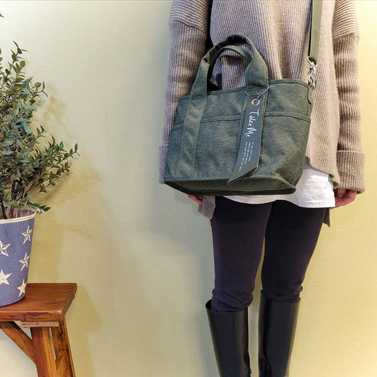 トートバッグ TakeMe 大きめ | livingut | 詳細画像6 