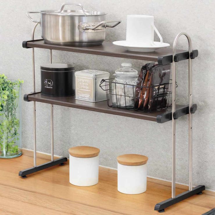 キッチンラック 2段 幅40cm[品番：KRFH0018390]｜livingut