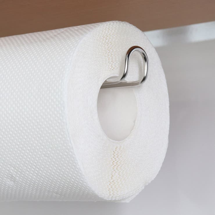 キッチンペーパーホルダー 吊戸下はさみ用ペーパーホルダー 吊戸棚収納 | livingut | 詳細画像6 