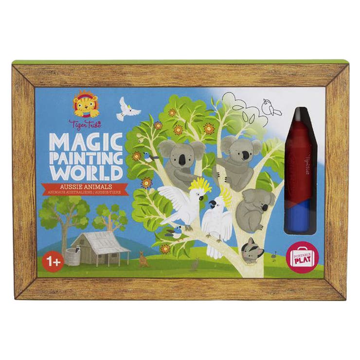 おもちゃ 水で浮き出るマジックペイント オーストラリアの動物たち | livingut | 詳細画像1 