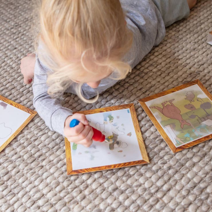 おもちゃ 水で浮き出るマジックペイント オーストラリアの動物たち | livingut | 詳細画像6 