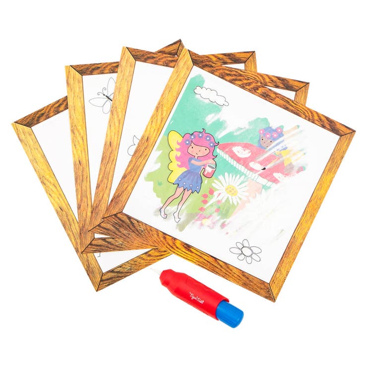 おもちゃ 水で浮き出るマジックペイント フェアリーガーデン | livingut | 詳細画像5 