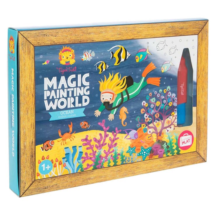 おもちゃ 水で浮き出るマジックペイント 海の仲間たち | livingut | 詳細画像1 