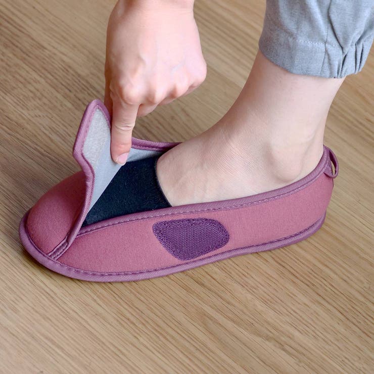 介護シューズ やわらか底でフィット前とじ M～LL | livingut | 詳細画像6 