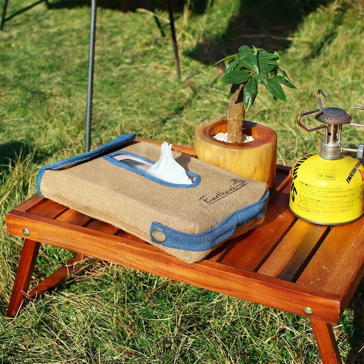 アクティブティッシュカバー ジュート＆デニム ティッシュケース | livingut | 詳細画像3 