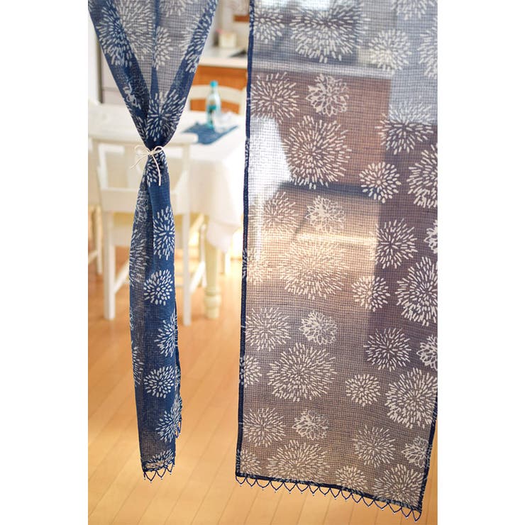 のれん コタドリアインディゴ 約85×150cm | livingut | 詳細画像5 