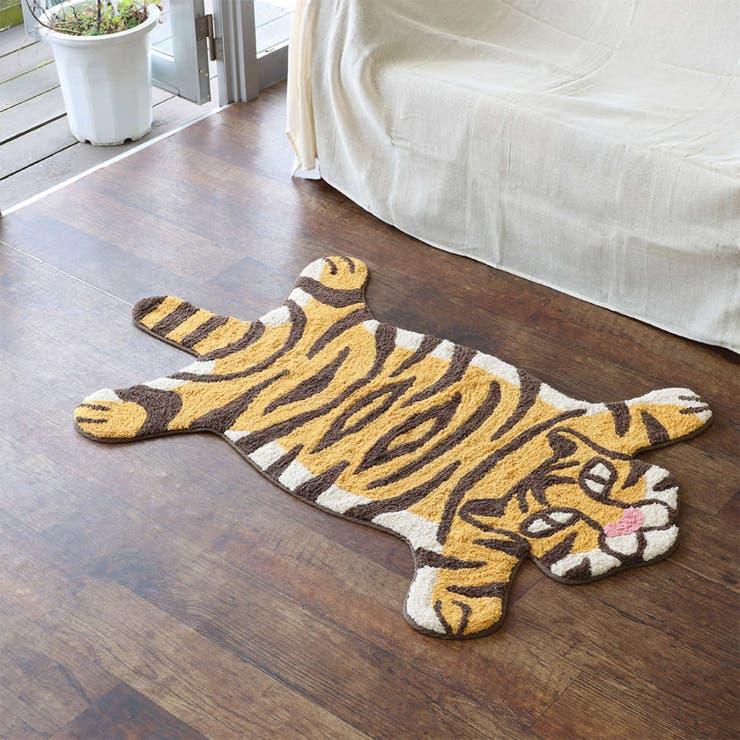 リビングマット 楽天市場】Fluffit インテリアマット 小鳥 ビションフリーゼ