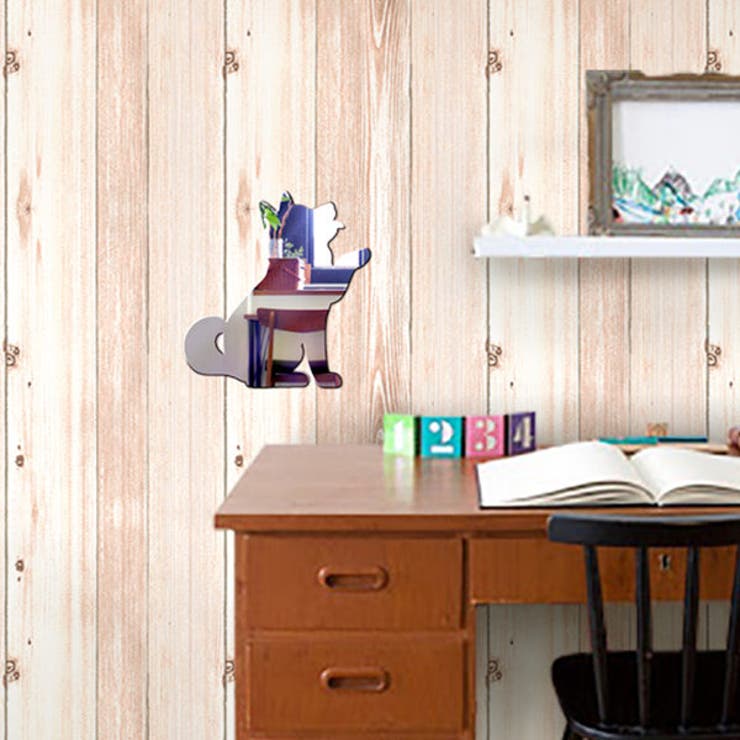 ミラー いぬ シルエット | livingut | 詳細画像3 