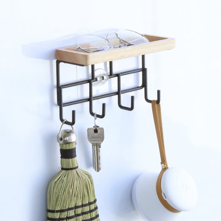 キーフック グルヴィ ４連フック＆トレー | livingut | 詳細画像5 