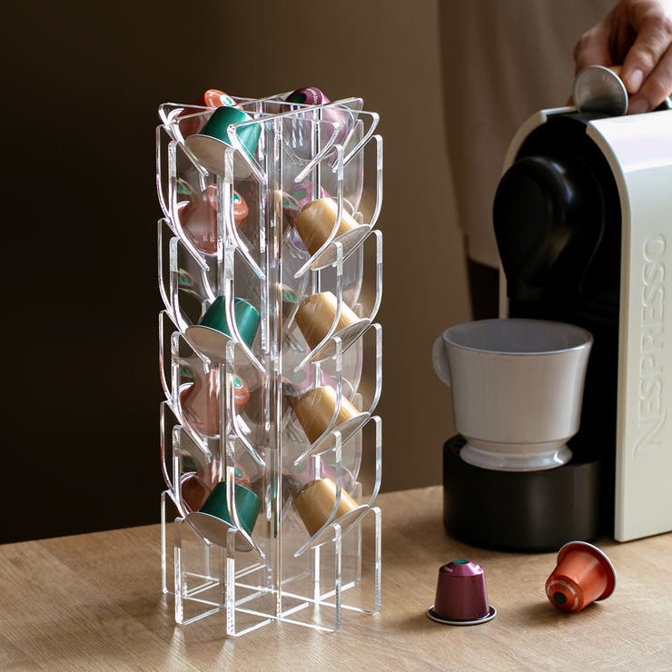 2024最新のスタイル コーヒーカプセルスタンド 20個 ネスプレッソカプセルスタンド コーヒー