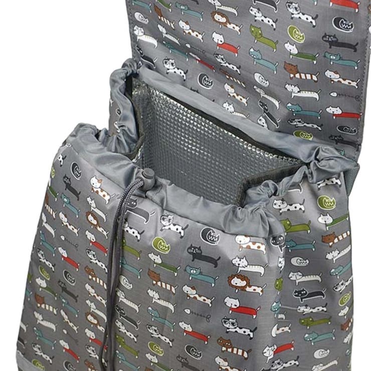 ショッピングカート ネコ柄 折りたたみ | livingut | 詳細画像5 