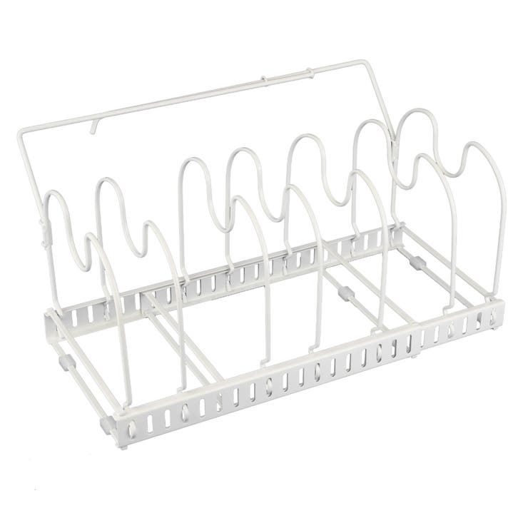 フライパンラック 伸縮 ストッパー付き | livingut | 詳細画像5 