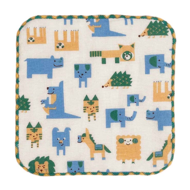 ミニタオル 15×15cm ブロックアニマル | livingut | 詳細画像5 