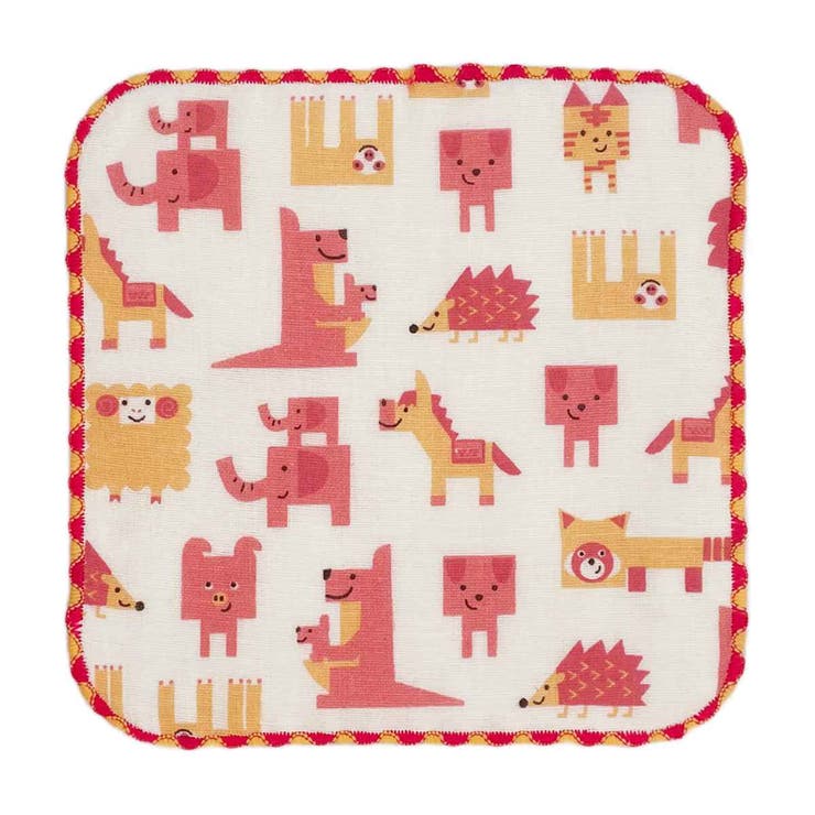 ミニタオル 15×15cm ブロックアニマル | livingut | 詳細画像6 