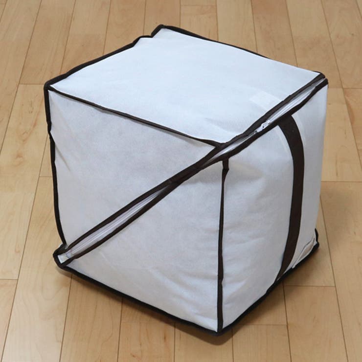 布団収納袋 キューブ型羽毛ふとん収納袋 シングル用 | livingut | 詳細画像13 
