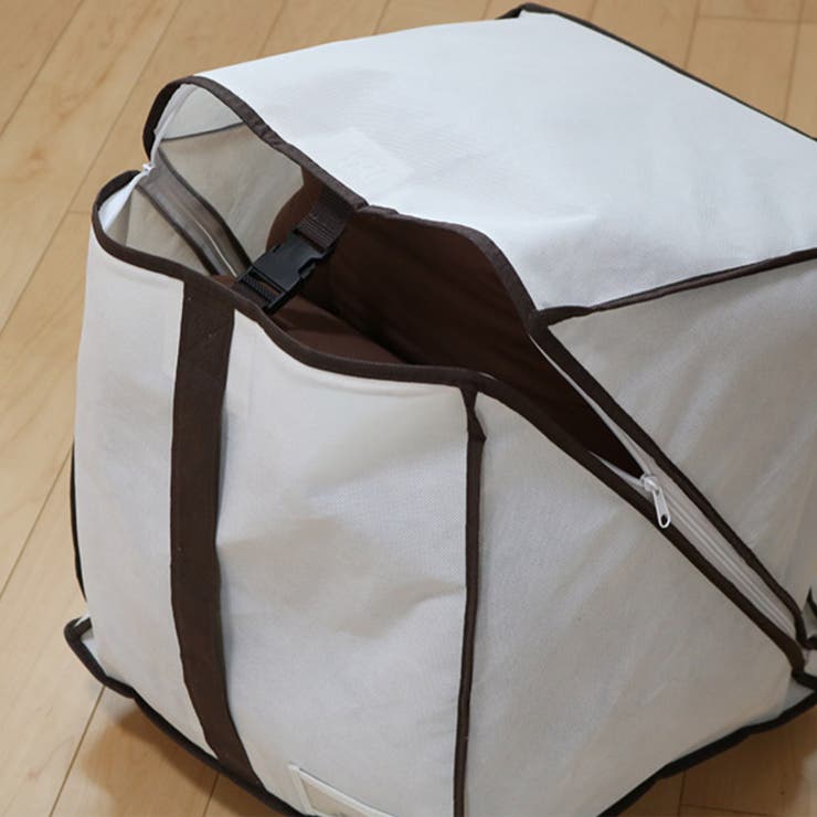 布団収納袋 キューブ型羽毛ふとん収納袋 ダブル用 | livingut | 詳細画像12 