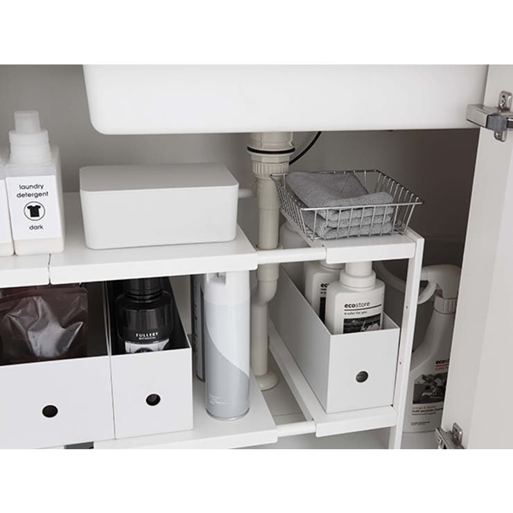 tower 伸縮シンク下ラック 2段 | livingut | 詳細画像14 