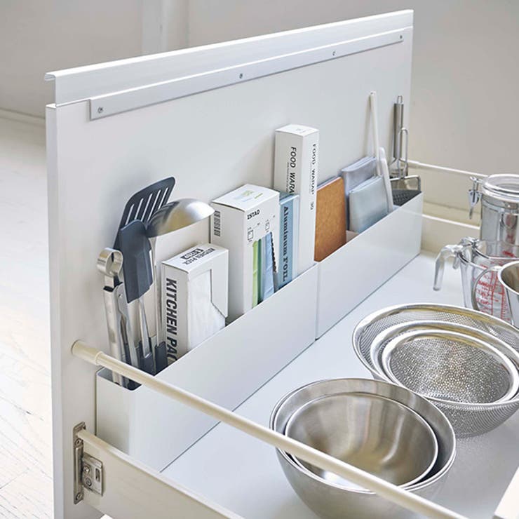 山崎実業 tower シンク下仕切り付きワイドラック | livingut | 詳細画像13 