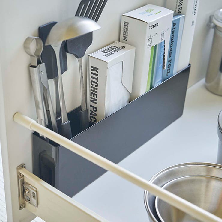 山崎実業 tower シンク下仕切り付きワイドラック | livingut | 詳細画像14 