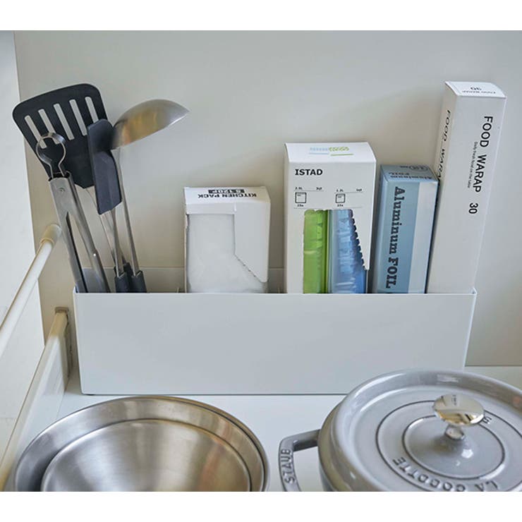 山崎実業 tower シンク下仕切り付きワイドラック | livingut | 詳細画像18 