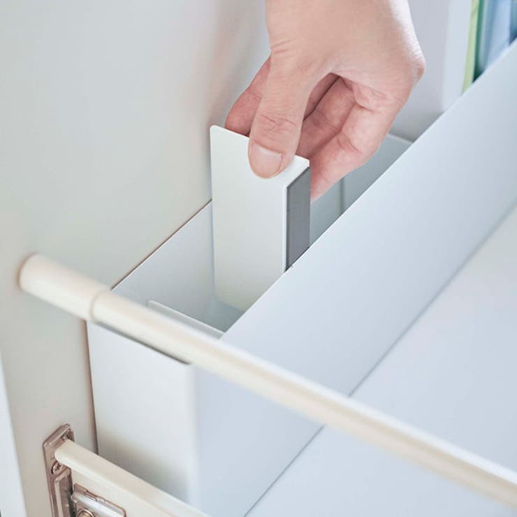 山崎実業 tower シンク下仕切り付きワイドラック | livingut | 詳細画像7 