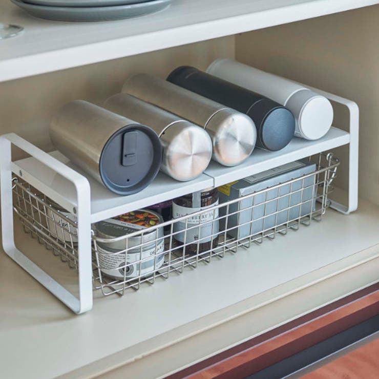 伸縮収納ラック タワー 2段 | livingut | 詳細画像12 