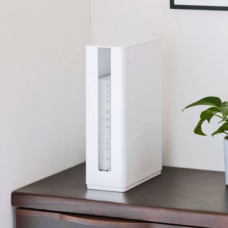 山崎実業 smart 重ねられるスリム蓋付きルーター収納ケース | livingut | 詳細画像13 