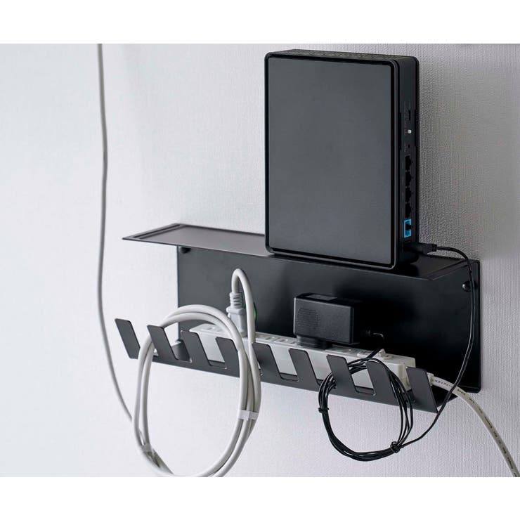 山崎実業 tower デスク下電源タップ収納ラック | livingut | 詳細画像15 
