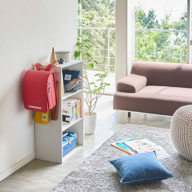RIN カラーボックス横 ランドセル＆リュックハンガー | livingut | 詳細画像13 