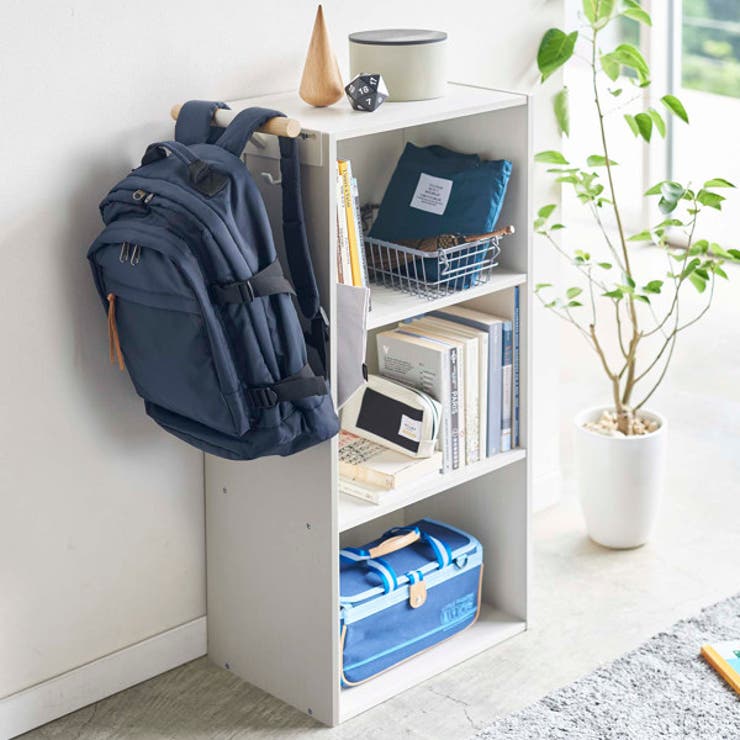 RIN カラーボックス横 ランドセル＆リュックハンガー | livingut | 詳細画像14 