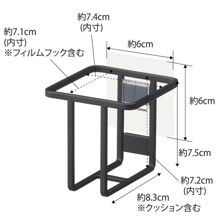 tower フィルムフック スプレーボトルホルダー | livingut | 詳細画像4 