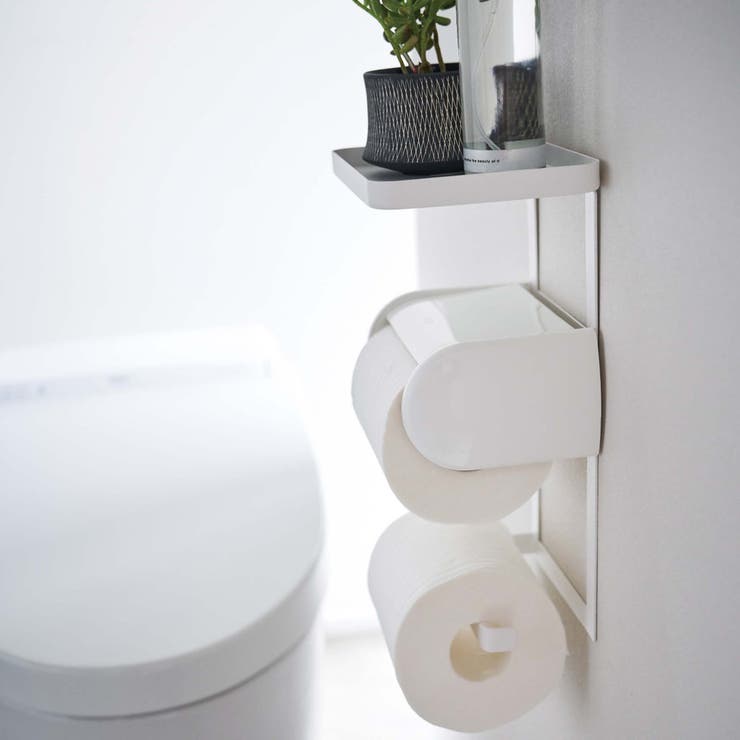 山崎実業 tower トイレットペーパーホルダー上ラック | livingut | 詳細画像13 