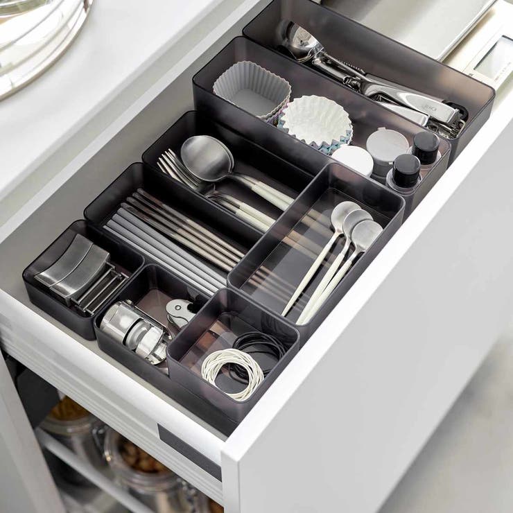 底がクリア 縦横重ねられる引き出し整理収納ケース タワー | livingut | 詳細画像13 