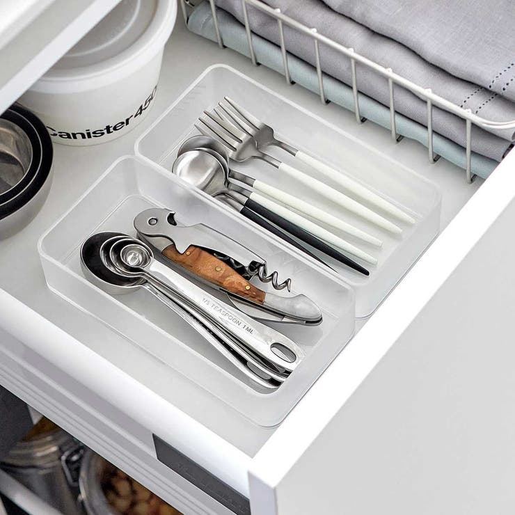 底がクリア 縦横重ねられる引き出し整理収納ケース タワー | livingut | 詳細画像11 