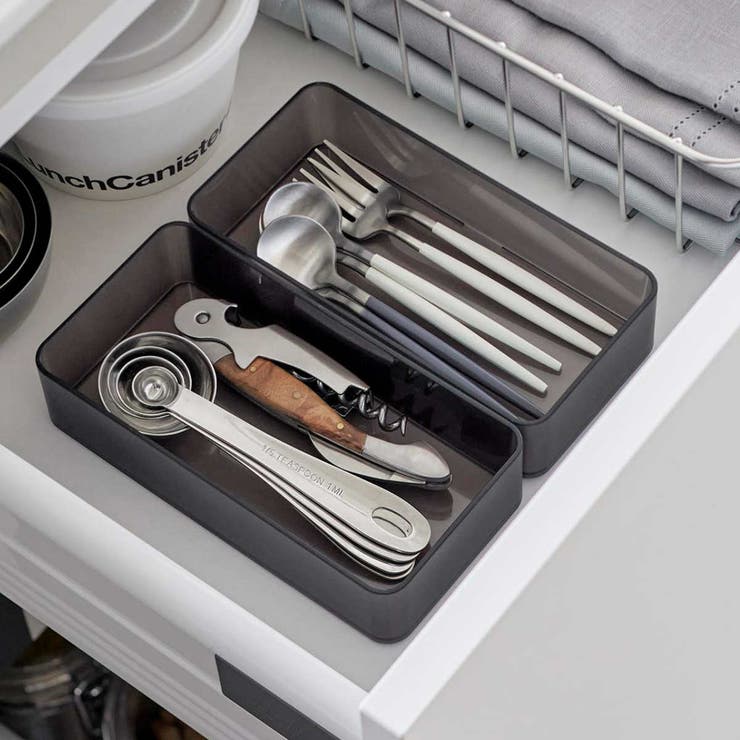 底がクリア 縦横重ねられる引き出し整理収納ケース タワー | livingut | 詳細画像10 