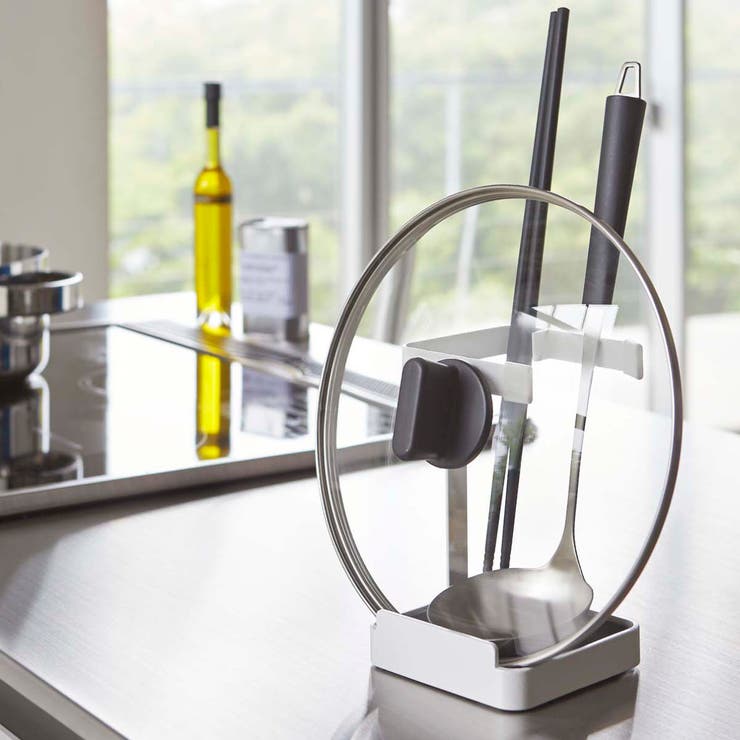 山崎実業 Plate お玉&鍋蓋スタンド | livingut | 詳細画像11 