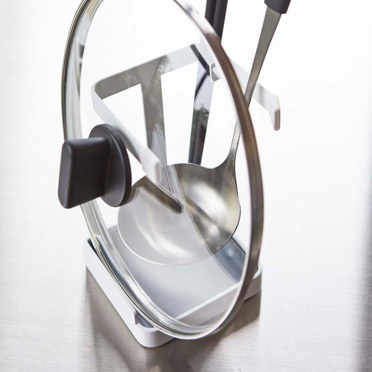 山崎実業 Plate お玉&鍋蓋スタンド | livingut | 詳細画像14 