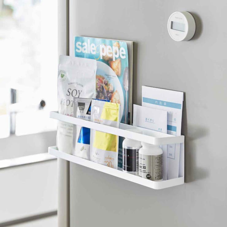 山崎実業 tower マグネット冷蔵庫横サプリ＆調味料ラック | livingut | 詳細画像9 