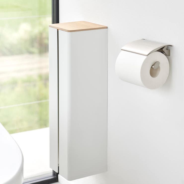 山崎実業 tower 石こうボード壁対応隠せるトイレットペーパーホルダー | livingut | 詳細画像16 